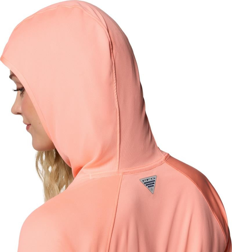 Tidal Tee II Hoodie - Womens - tiki pink 1