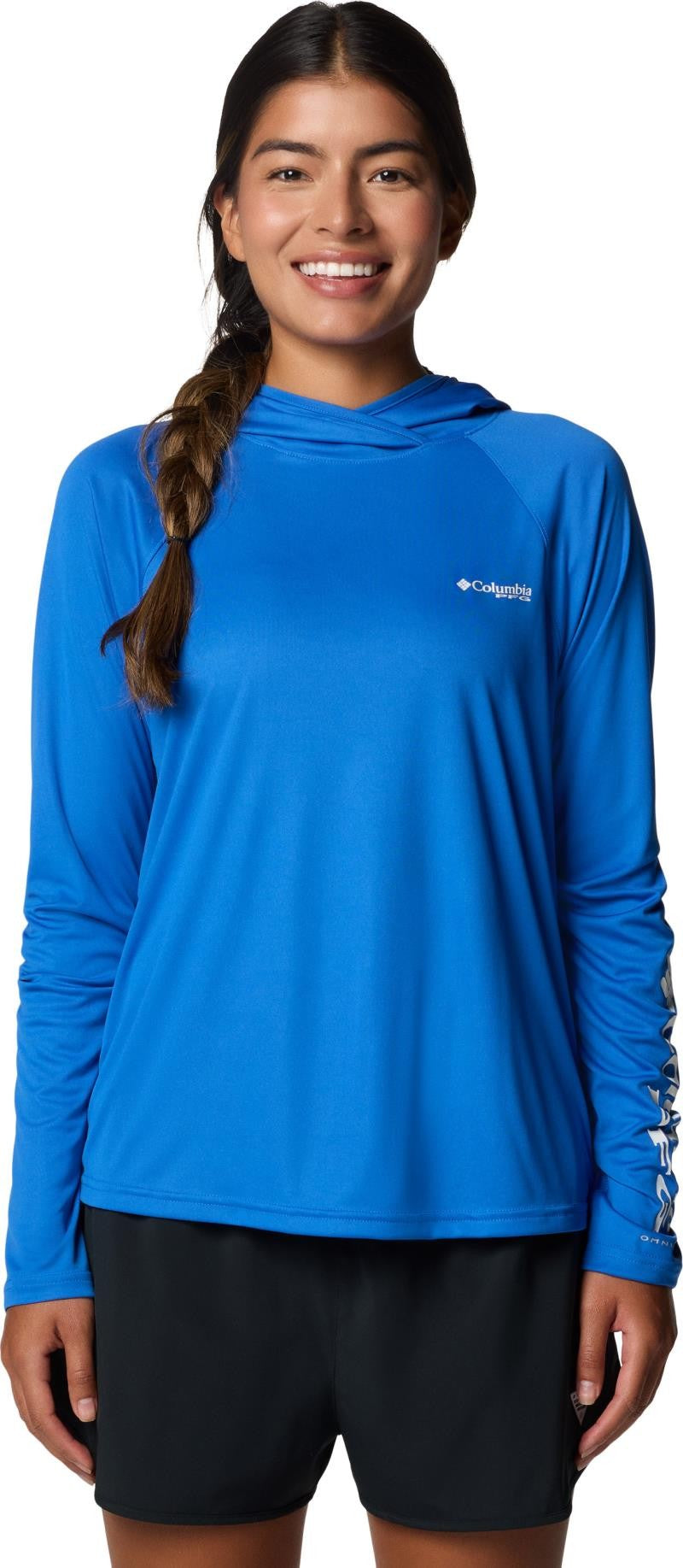 Tidal Tee II Hoodie - Womens - vivid blue 1