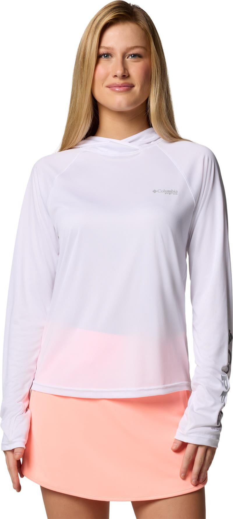 Tidal Tee II Hoodie - Womens - white 1