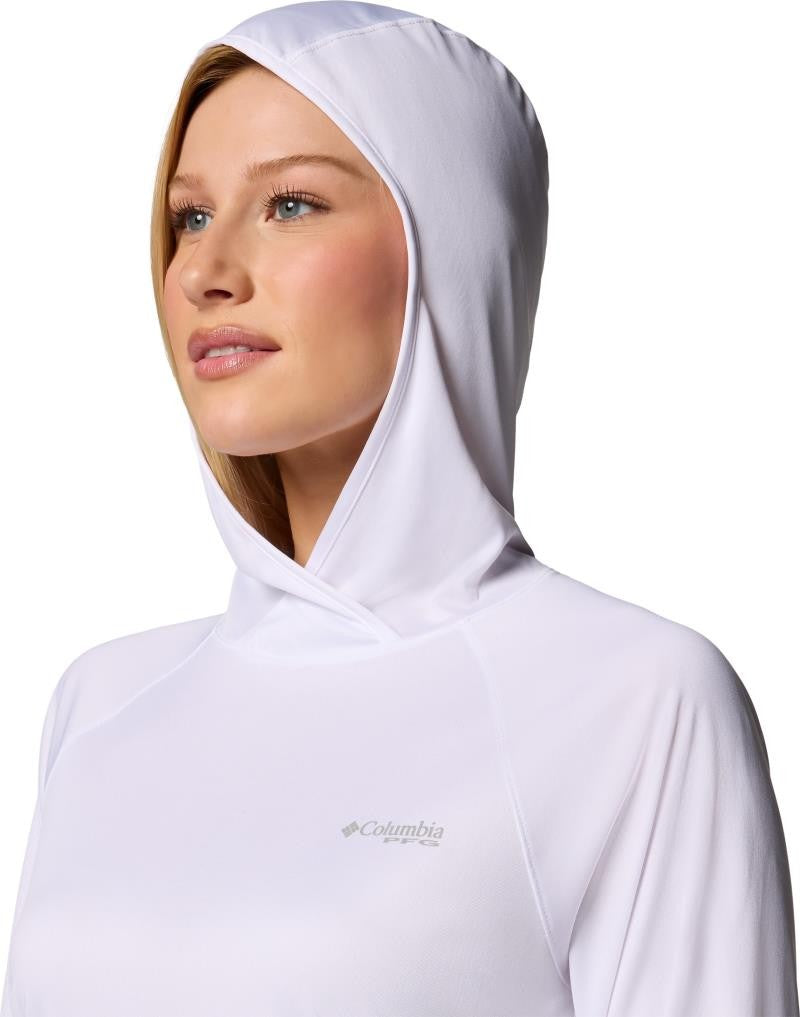 Tidal Tee II Hoodie - Womens - white 1