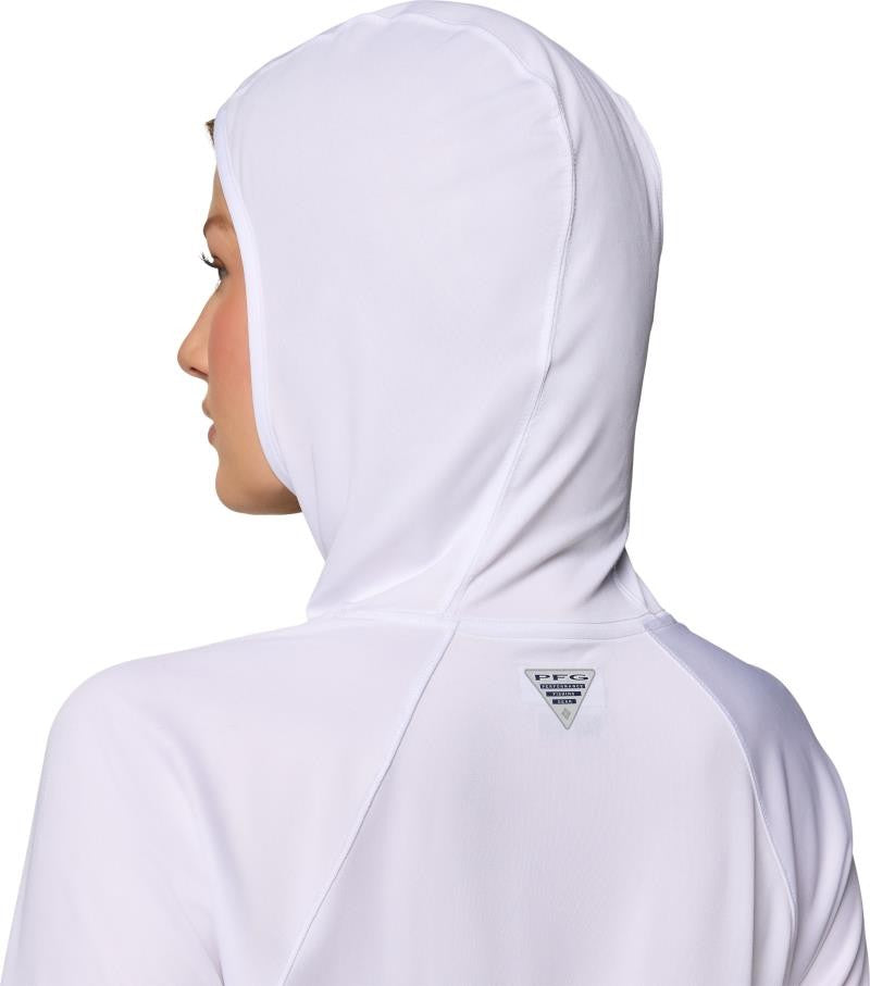 Tidal Tee II Hoodie - Womens - white 1