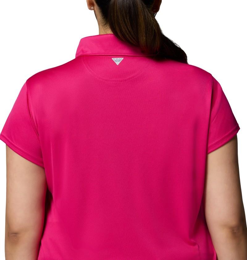 Tidal Tee SS Polo, Extended - Womens - guava pink 1