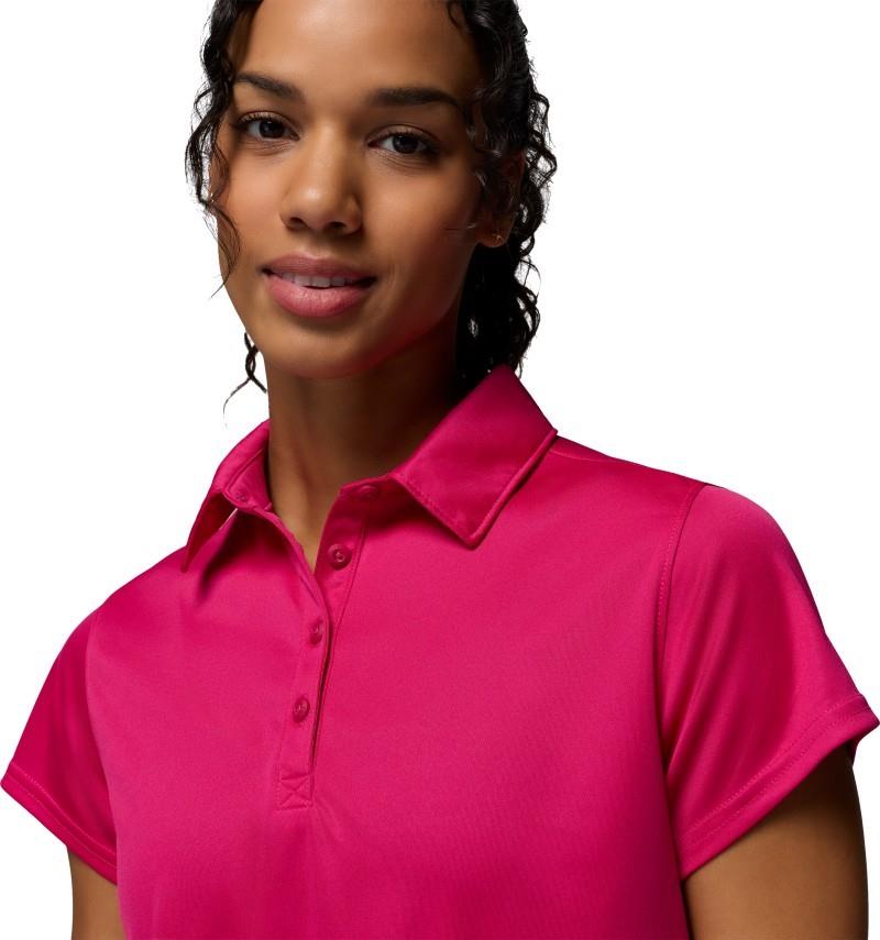 Tidal Tee SS Polo - Womens - guava pink 1