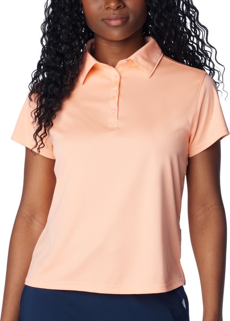 Tidal Tee SS Polo - Womens - tiki pink 1
