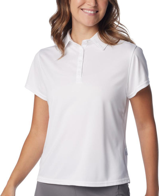 Tidal Tee SS Polo - Womens - white 1