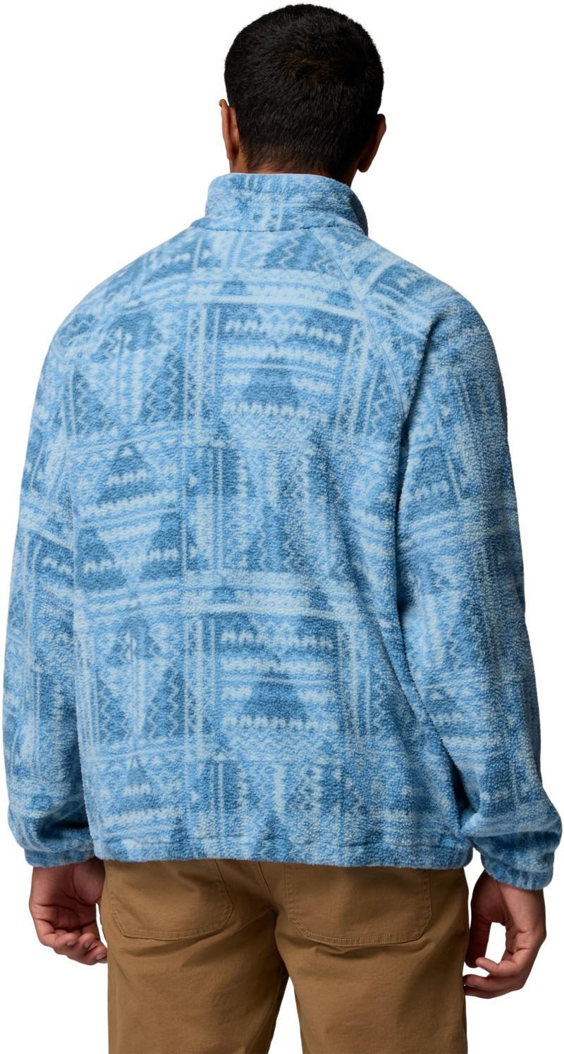 Timber Crest Mtr Fleece Printed Half-Zip - Mens - rainy day / geomix tonal 1