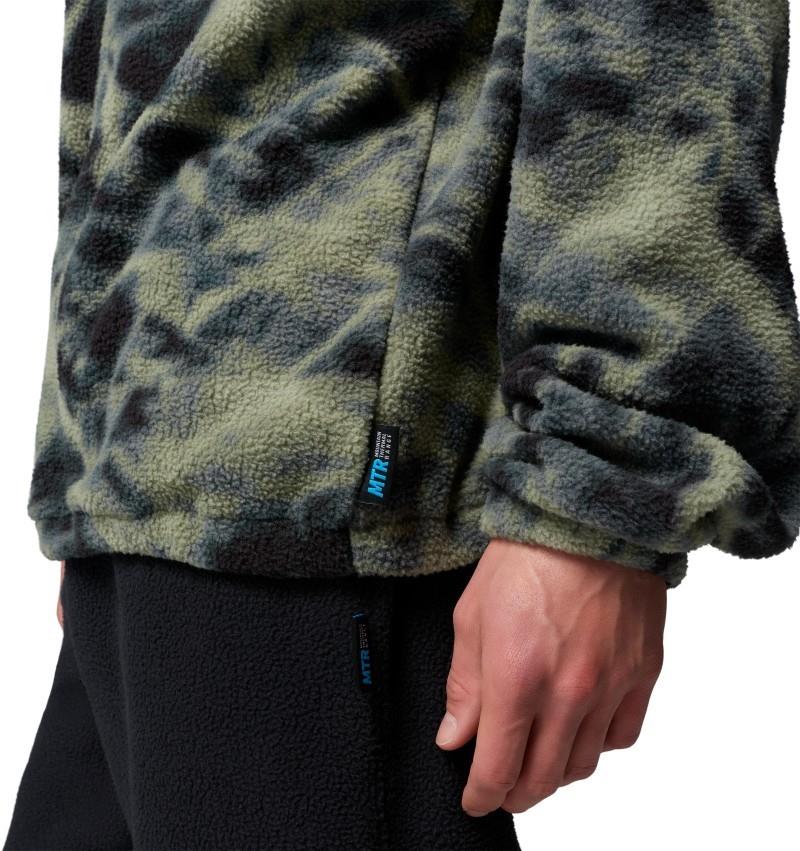 Timber Crest Mtr Fleece Printed Half-Zip - Mens - sedona sage / icypeaks 1