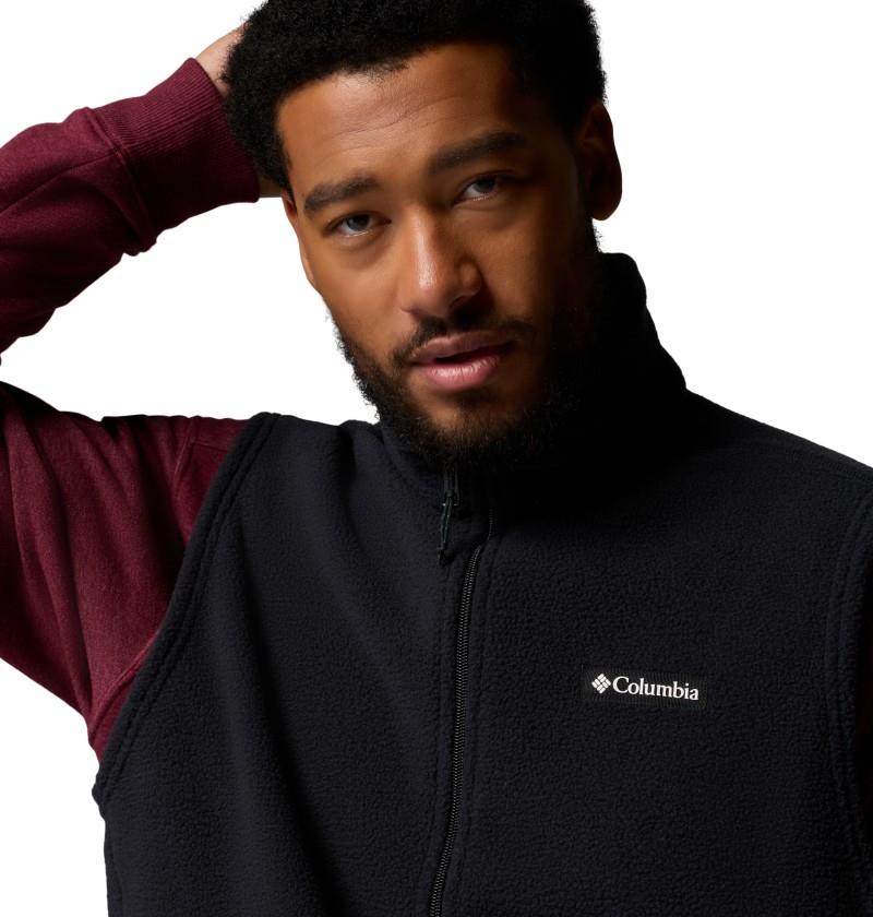 Timber Crest Mtr Fleece Vest - Mens - black 1