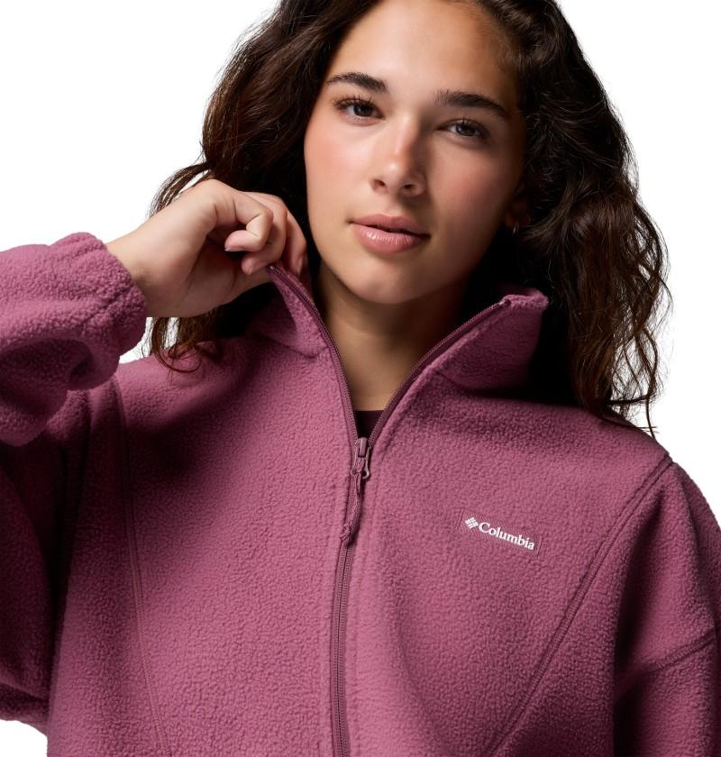 Timber Meadow Mtr Fleece Half-Zip - Womens - antique mauve 1