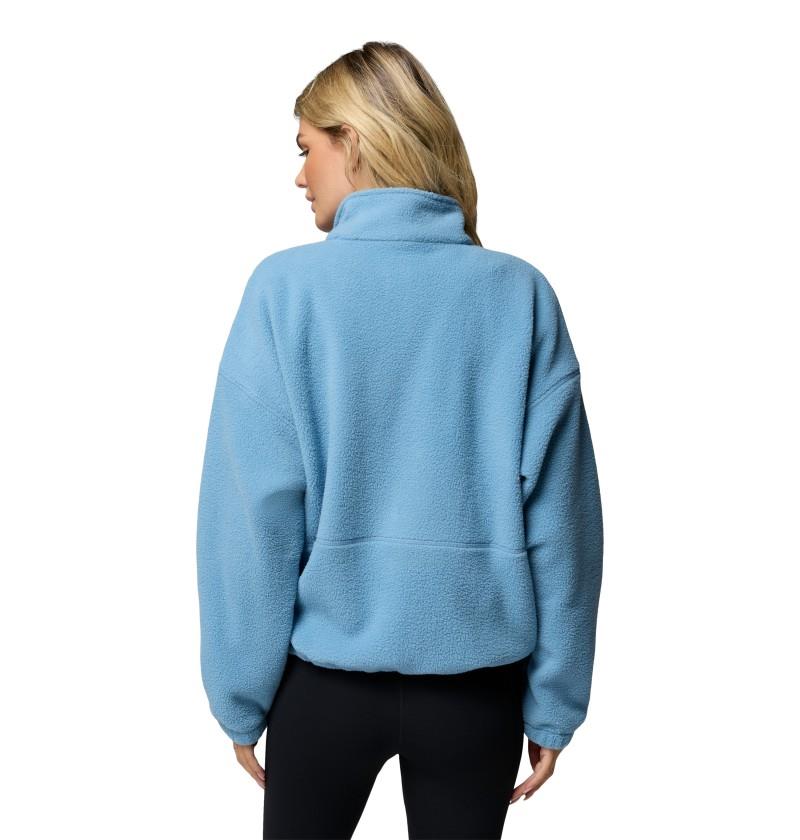 Timber Meadow Mtr Fleece Half-Zip - Womens - rainy day 1