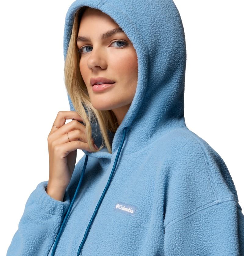 Timber Meadow Mtr Fleece Hoodie - Womens - rainy day 1