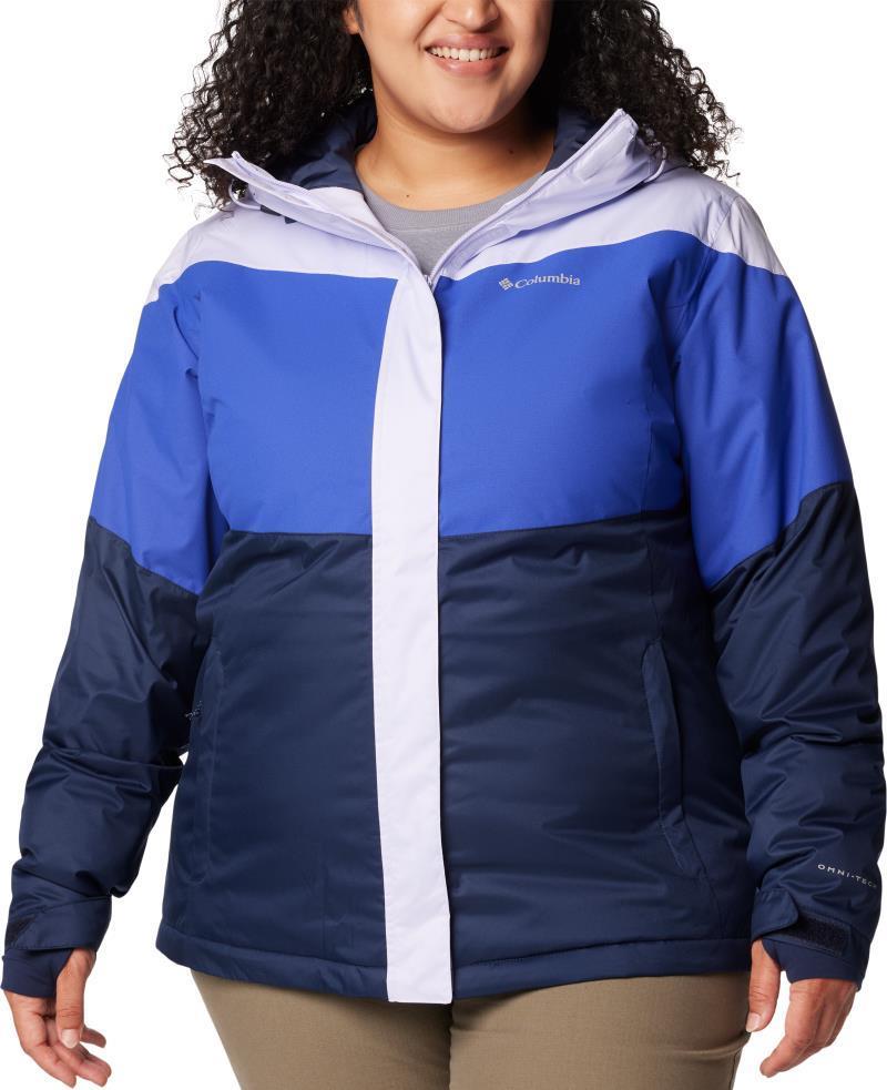 Tipton Peak III Insulated Jacket, Extended - Womens - Snowdrift / Clematis Blue / Collegiate Navy 1