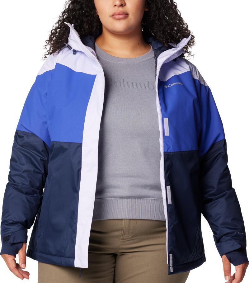 Tipton Peak III Insulated Jacket, Extended - Womens - Snowdrift / Clematis Blue / Collegiate Navy 4