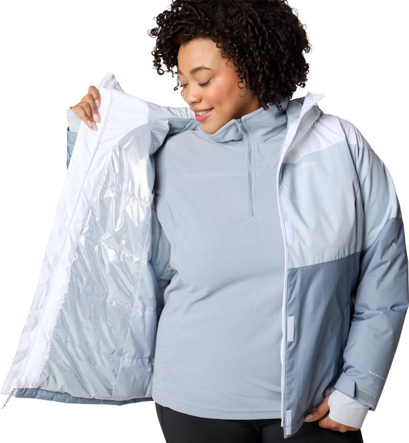 Tipton Peak III Insulated Jacket, Extended - Womens - White / Cirrus Grey Dobby / Tradewinds Gry 4