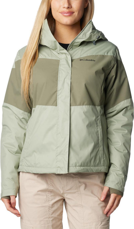 Tipton Peak III Insulated Jacket - Womens - Safari / Stone Green 1