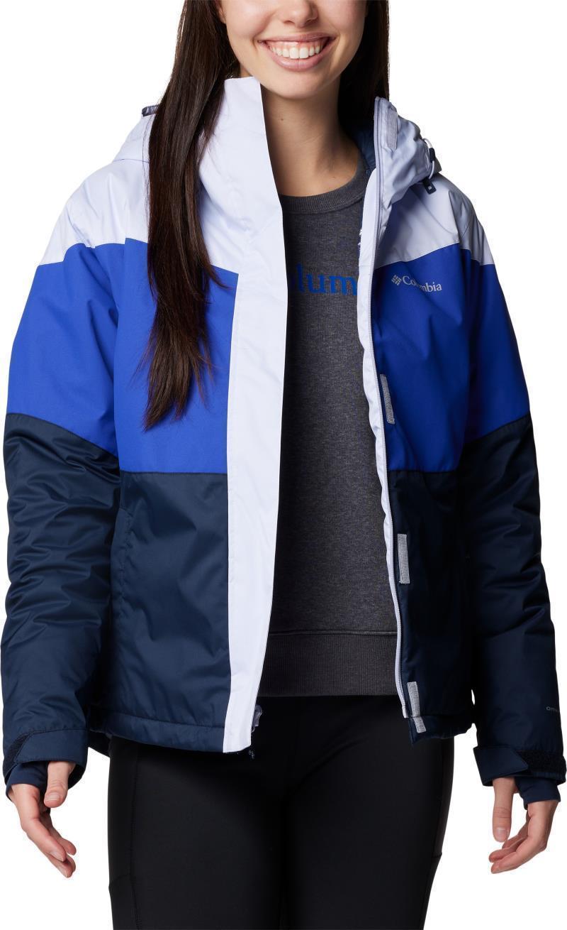 Tipton Peak III Insulated Jacket - Womens - Snowdrift / Clematis Blue / Collegiate Navy 4