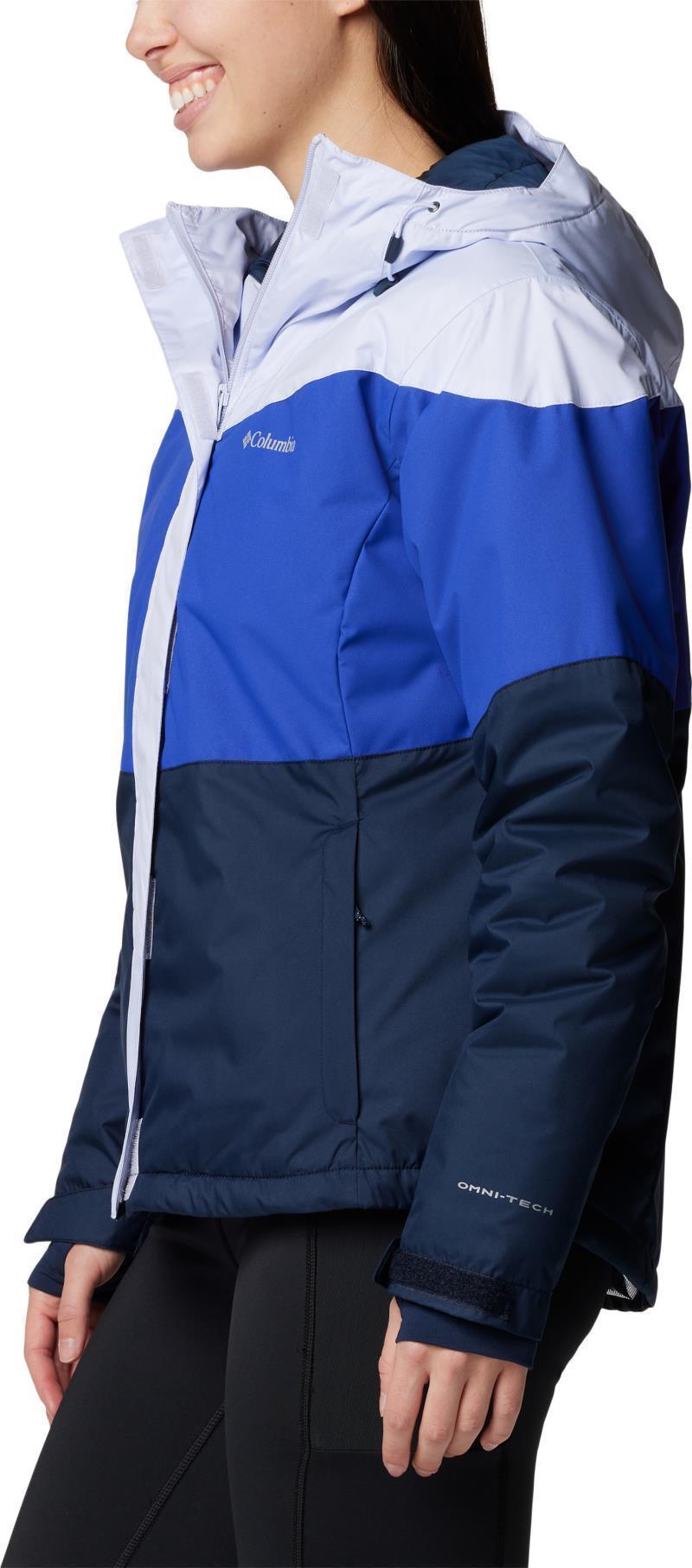 Tipton Peak III Insulated Jacket - Womens - Snowdrift / Clematis Blue / Collegiate Navy 5