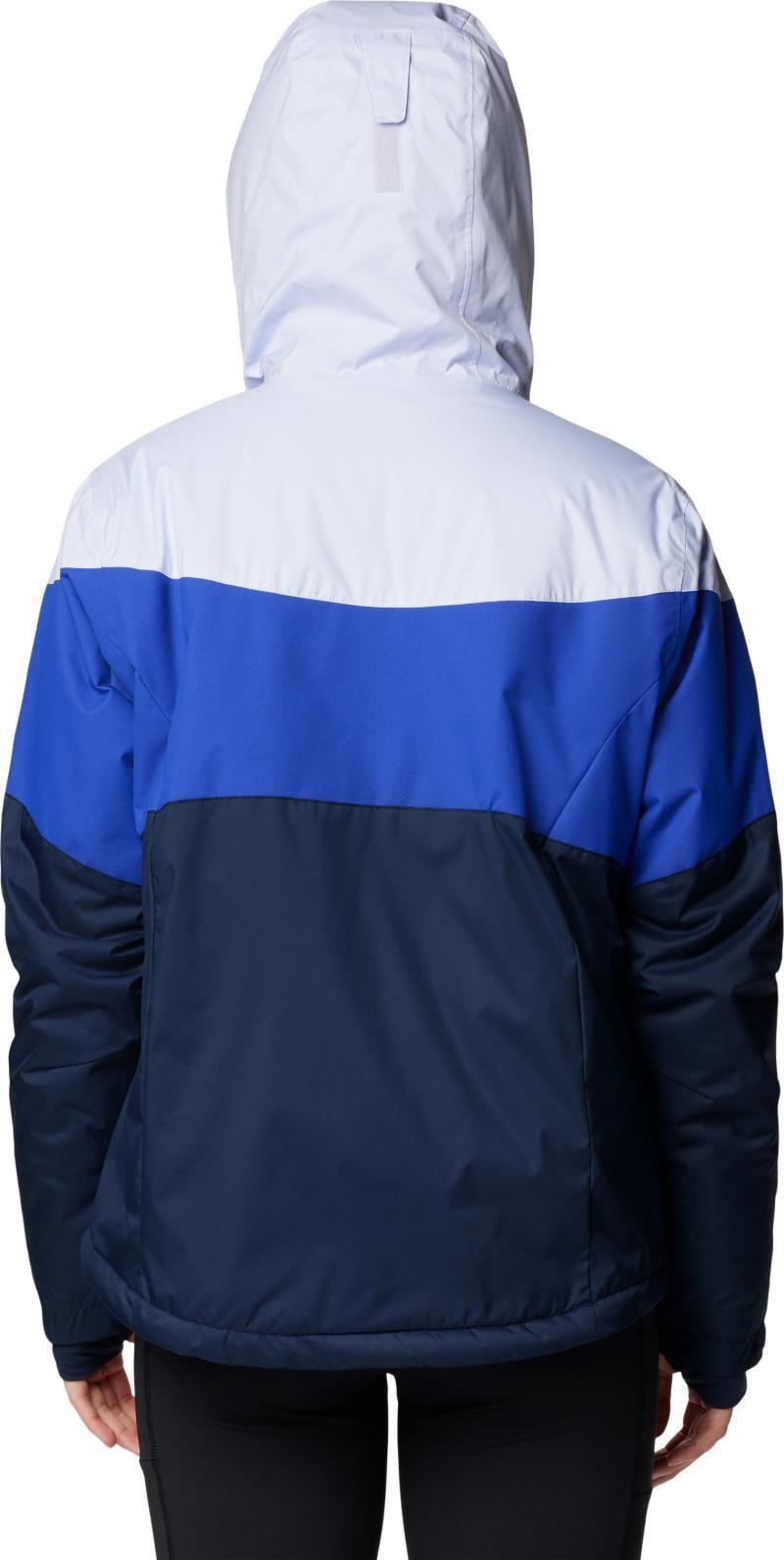 Tipton Peak III Insulated Jacket - Womens - Snowdrift / Clematis Blue / Collegiate Navy 2