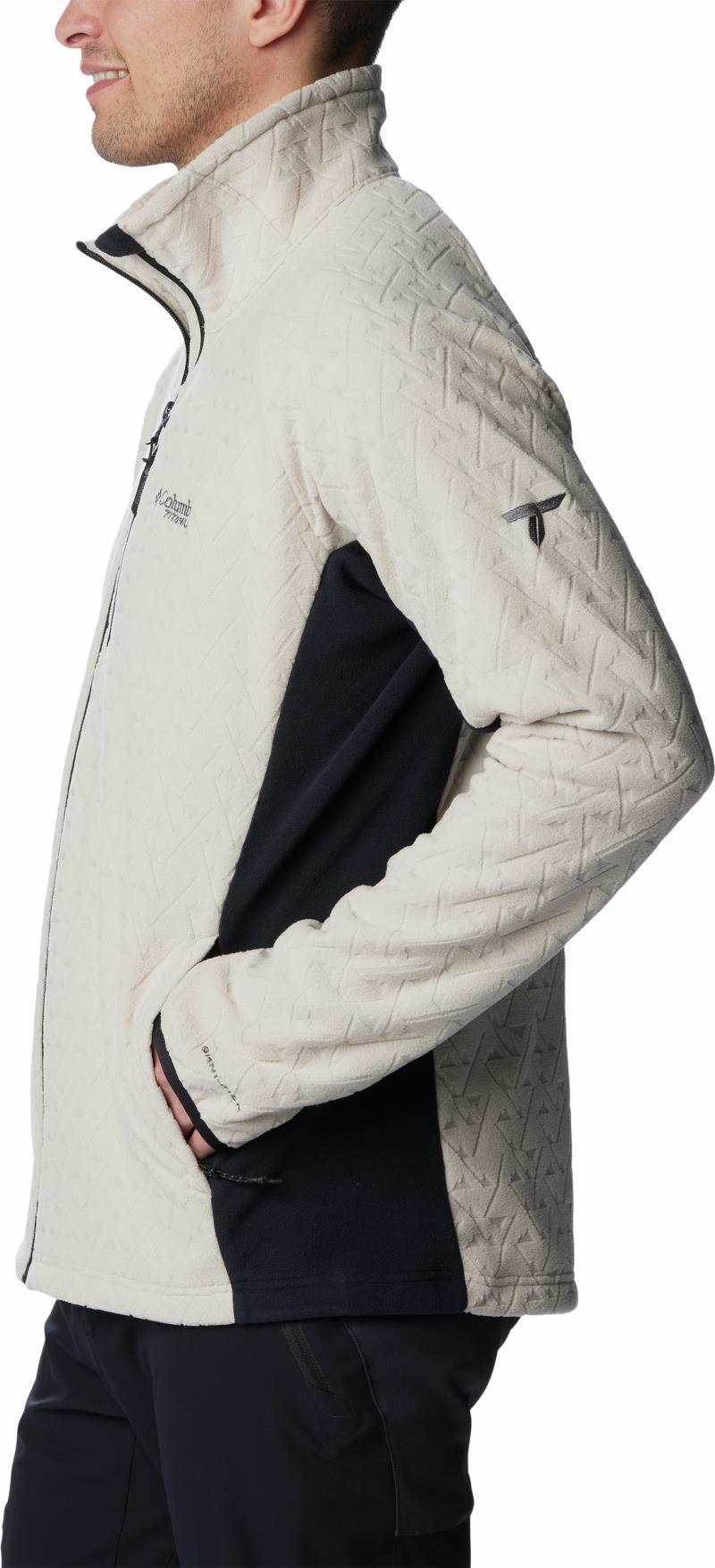 Titan Pass 3.0 Full Zip Fleece - Mens - Dark Stone / Black 5
