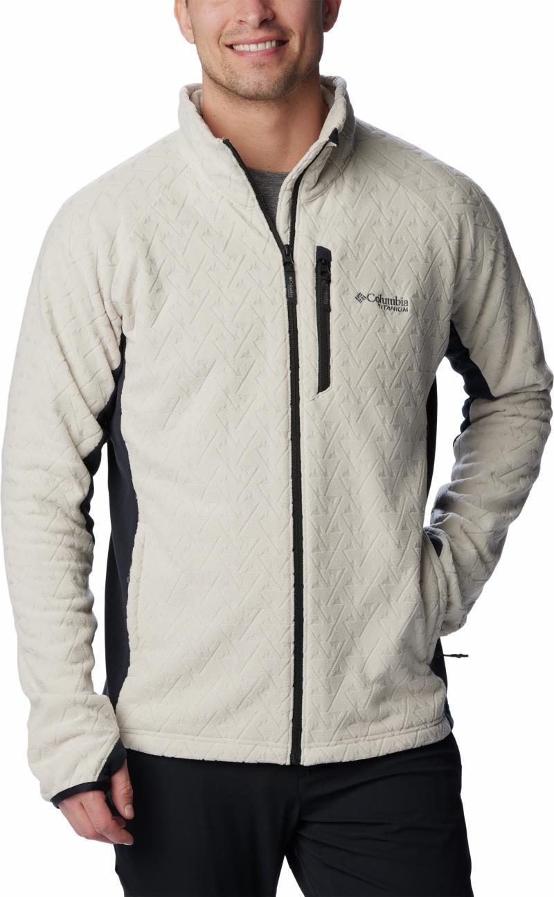 Titan Pass 3.0 Full Zip Fleece - Mens - Dark Stone / Black 1