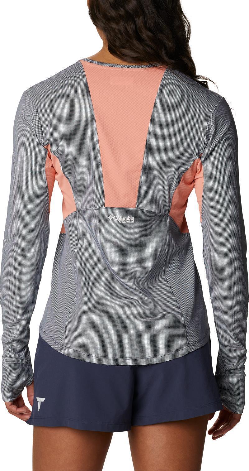 Titan Pass Sun Deflector LS Tee 2.0 - Womens - Nocturnal / Coral Reef 2