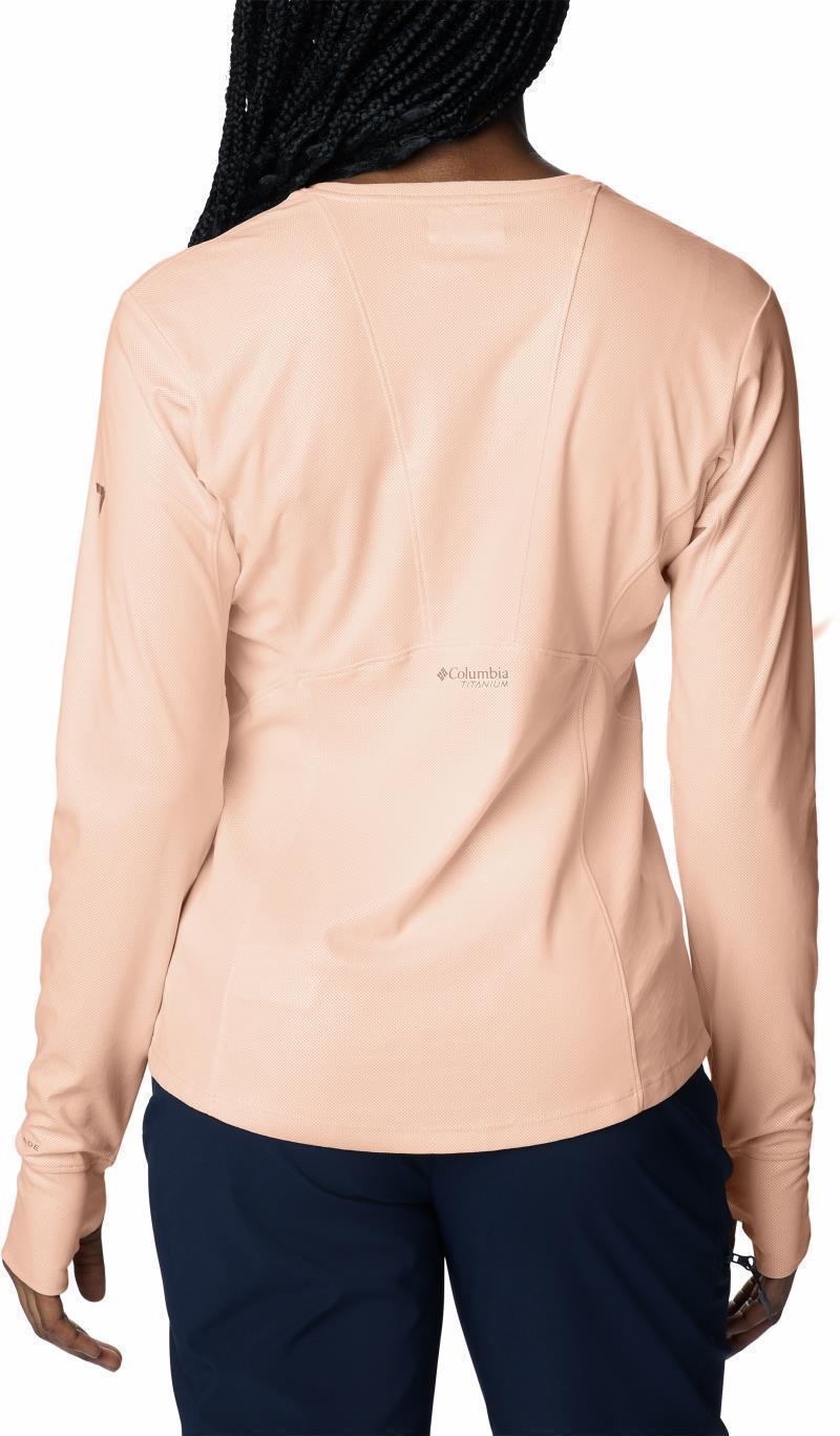 Titan Pass Sun Deflector LS Tee 2.0 - Womens - Peach Blossom 2