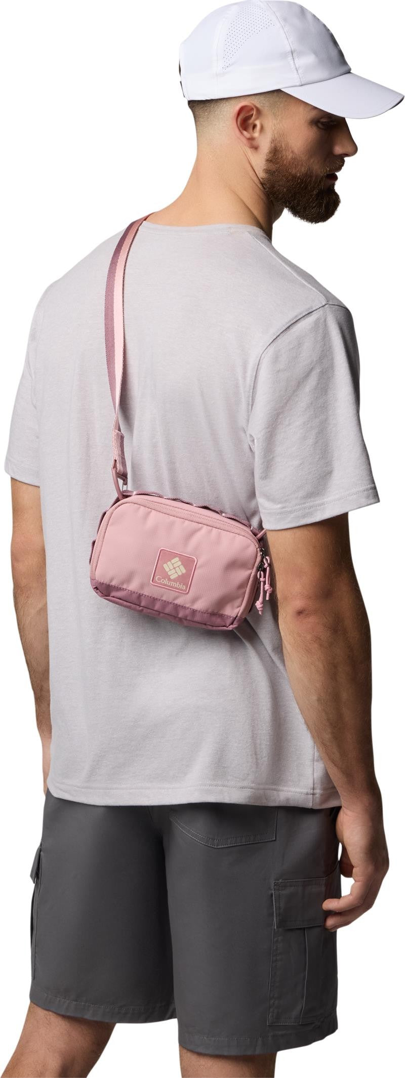 Trail Traveler Crossbody Bag - eraser pink / fig / lemon wash 1