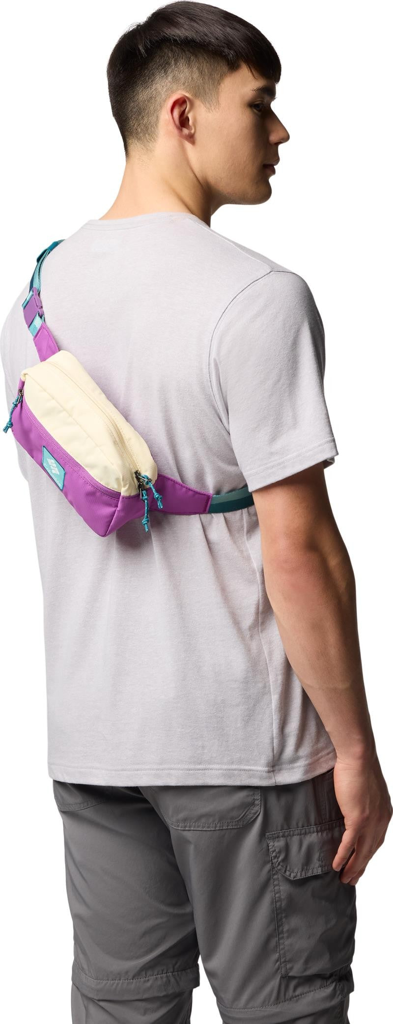 Trail Traveler Crossbody Bag - lemon wash / razzle / river blue 1