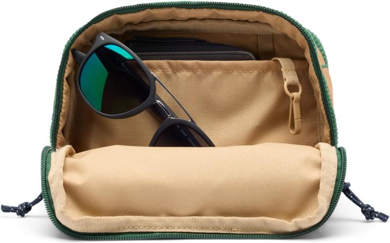 Trail Traveler Crossbody Bag - rain forest corduroy / collegiate navy 1