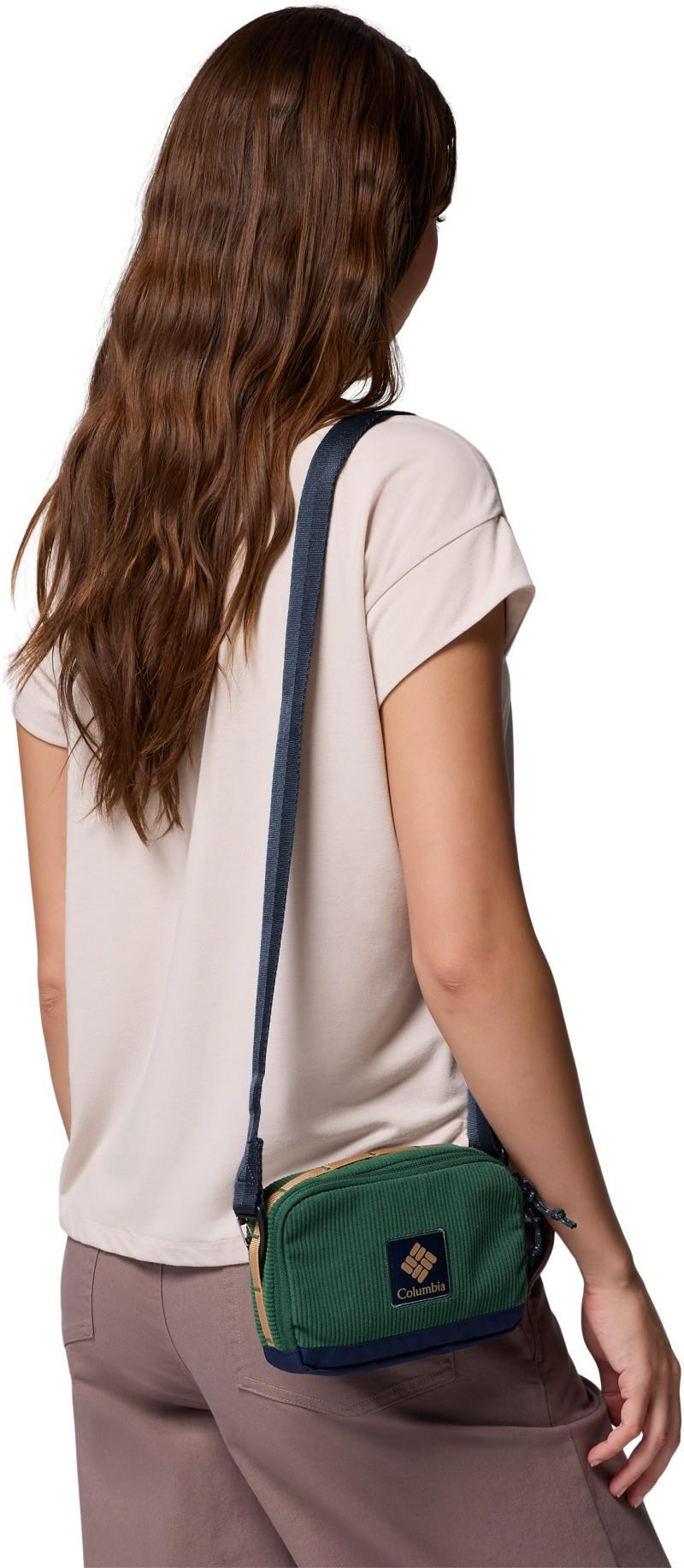 Trail Traveler Crossbody Bag - rain forest corduroy / collegiate navy 1