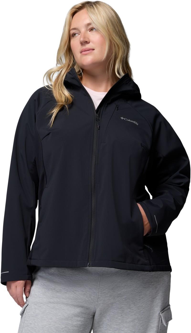 Trailborne Softshell, Extended - Womens - black 1