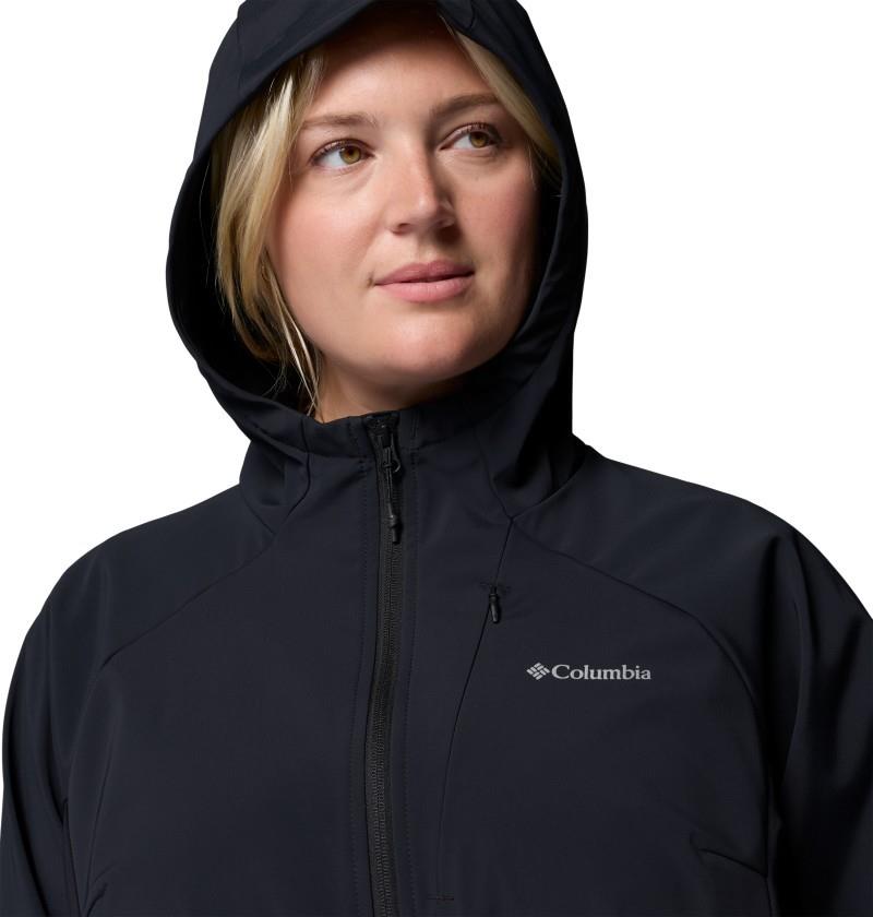 Trailborne Softshell, Extended - Womens - black 1