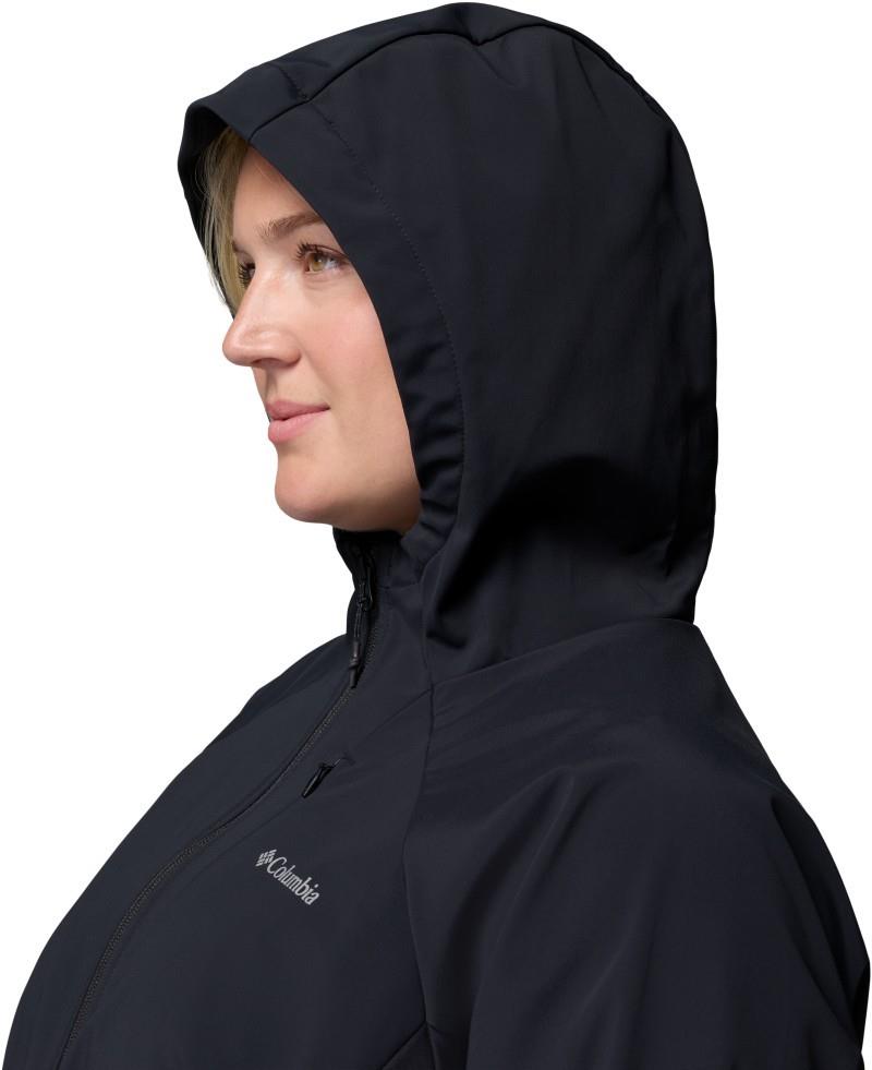 Trailborne Softshell, Extended - Womens - black 1