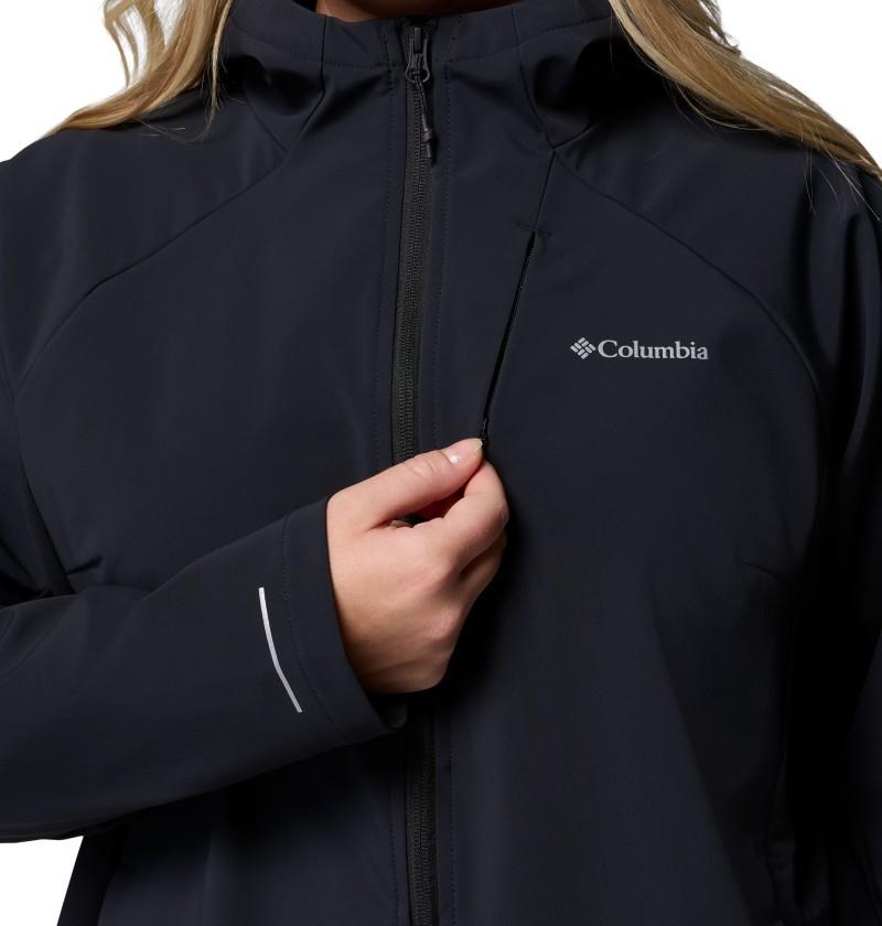 Trailborne Softshell, Extended - Womens - black 1