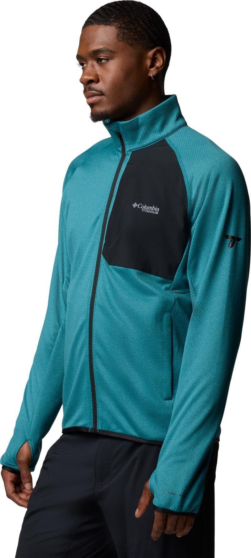 Triple Canyon Grid Fleece Full-Zip II - Mens - river blue / black 1