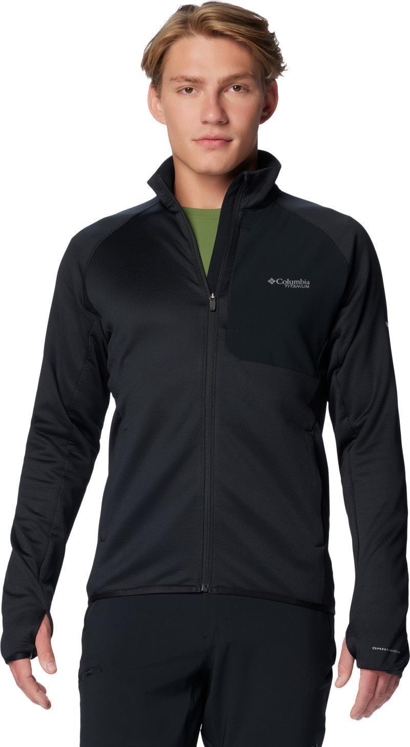 Triple Canyon Grid Fleece Full Zip II - Mens - black 1
