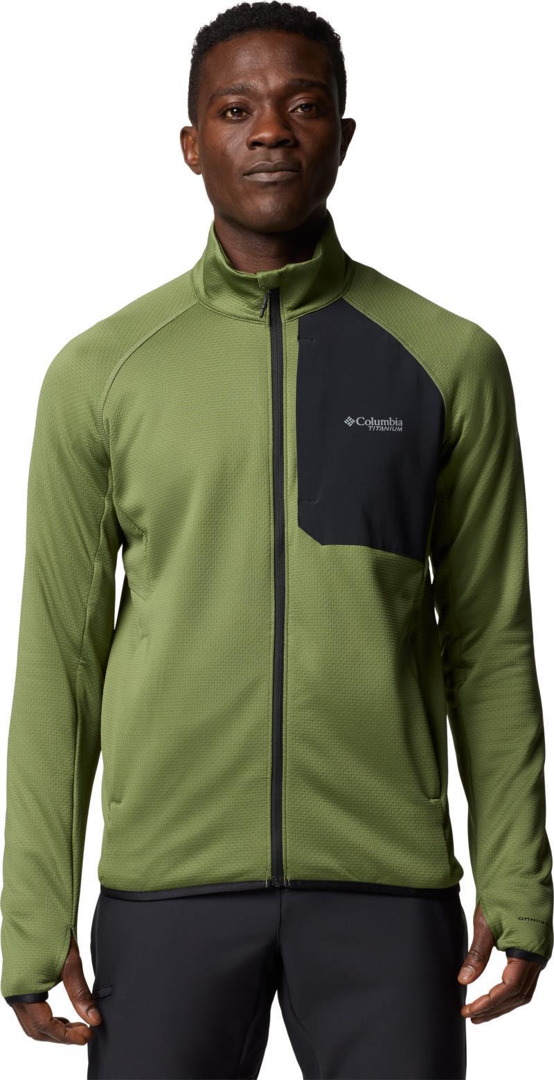 Triple Canyon Grid Fleece Full Zip II - Mens - canteen / black 1
