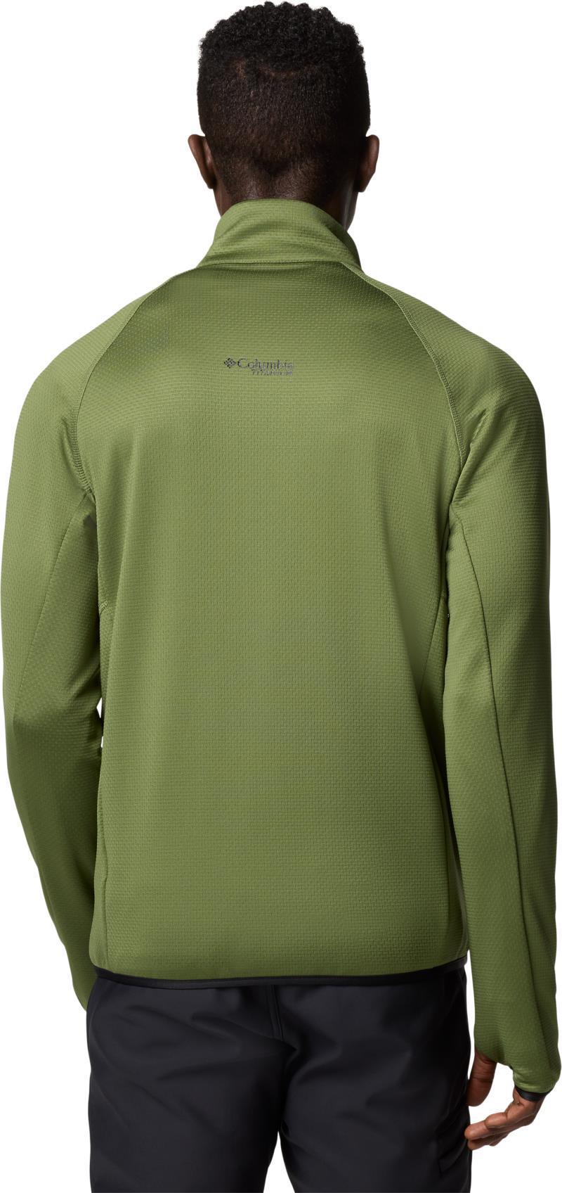 Triple Canyon Grid Fleece Full Zip II - Mens - canteen / black 1