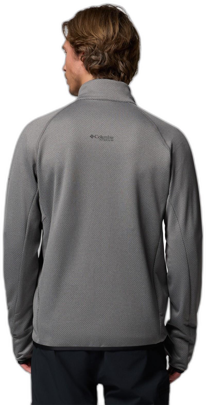 Triple Canyon Grid Fleece Full Zip II - Mens - city grey 1