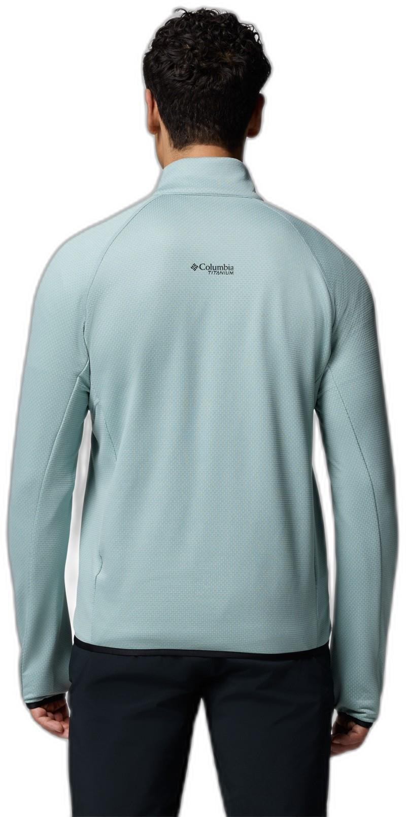 Triple Canyon Grid Fleece Full Zip II - Mens - crushed blue / black 1