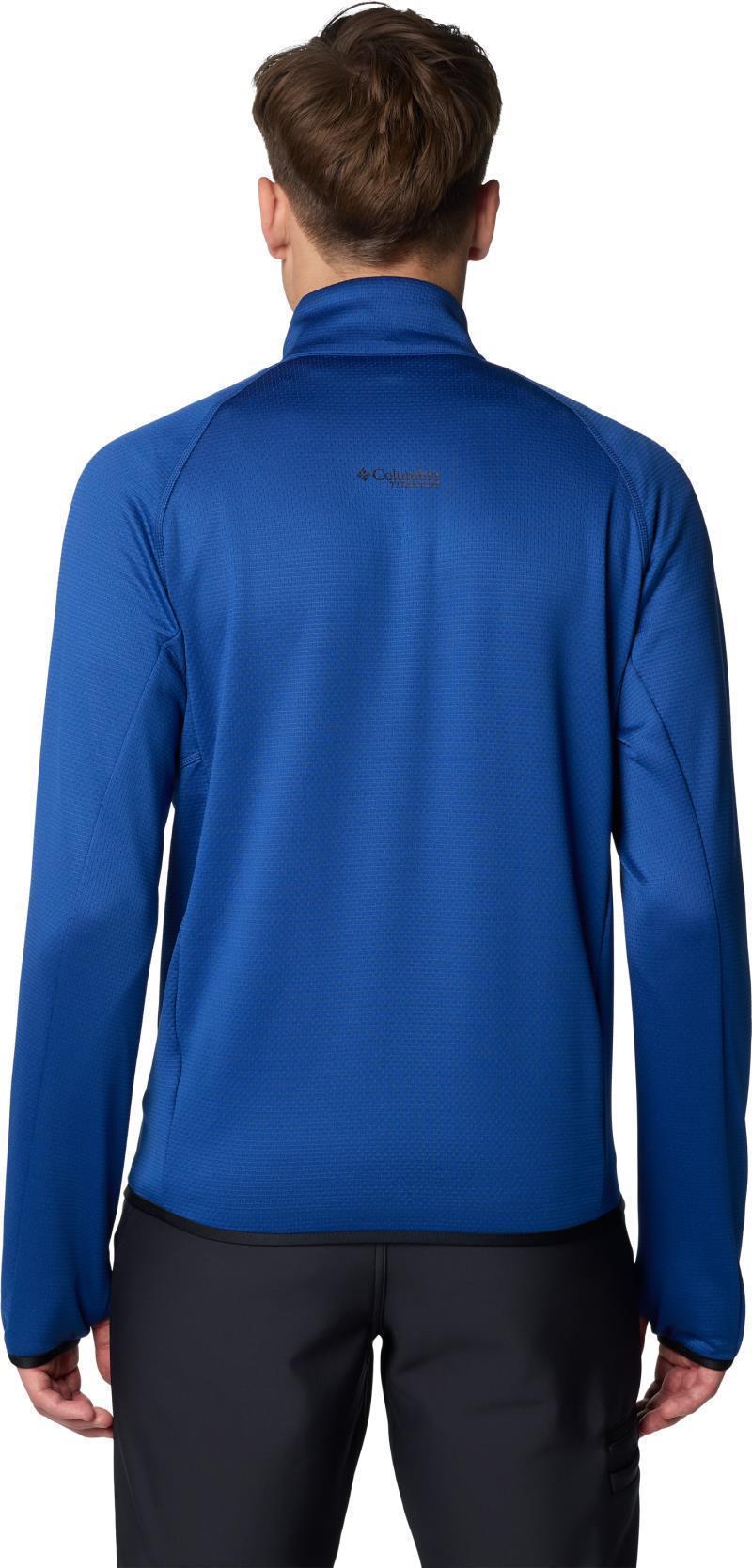 Triple Canyon Grid Fleece Full Zip II - Mens - mountain blue / black 1