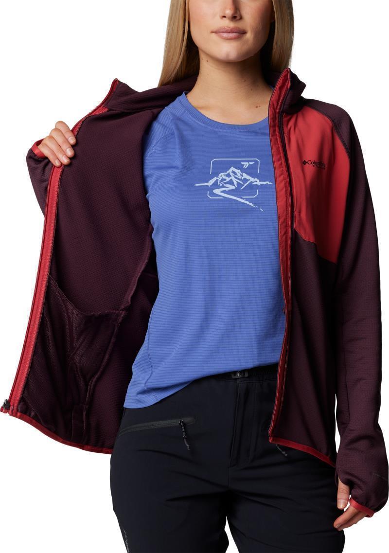 Triple Canyon Grid Fleece Full Zip - Womens - Moonvista / Daredevil 4
