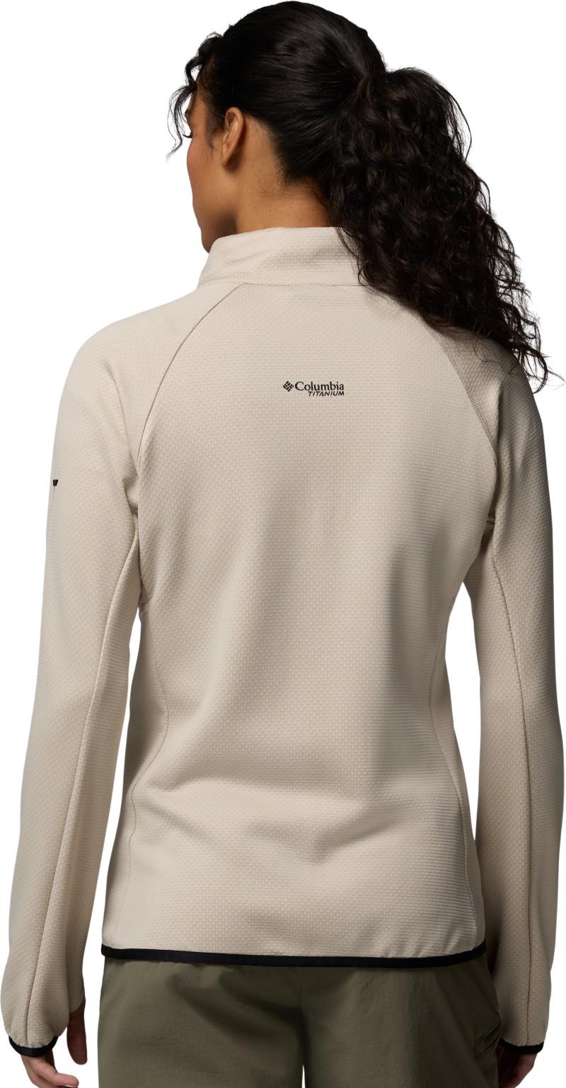 Triple Canyon Grid Fleece Full Zip - Womens - dark stone / black 1