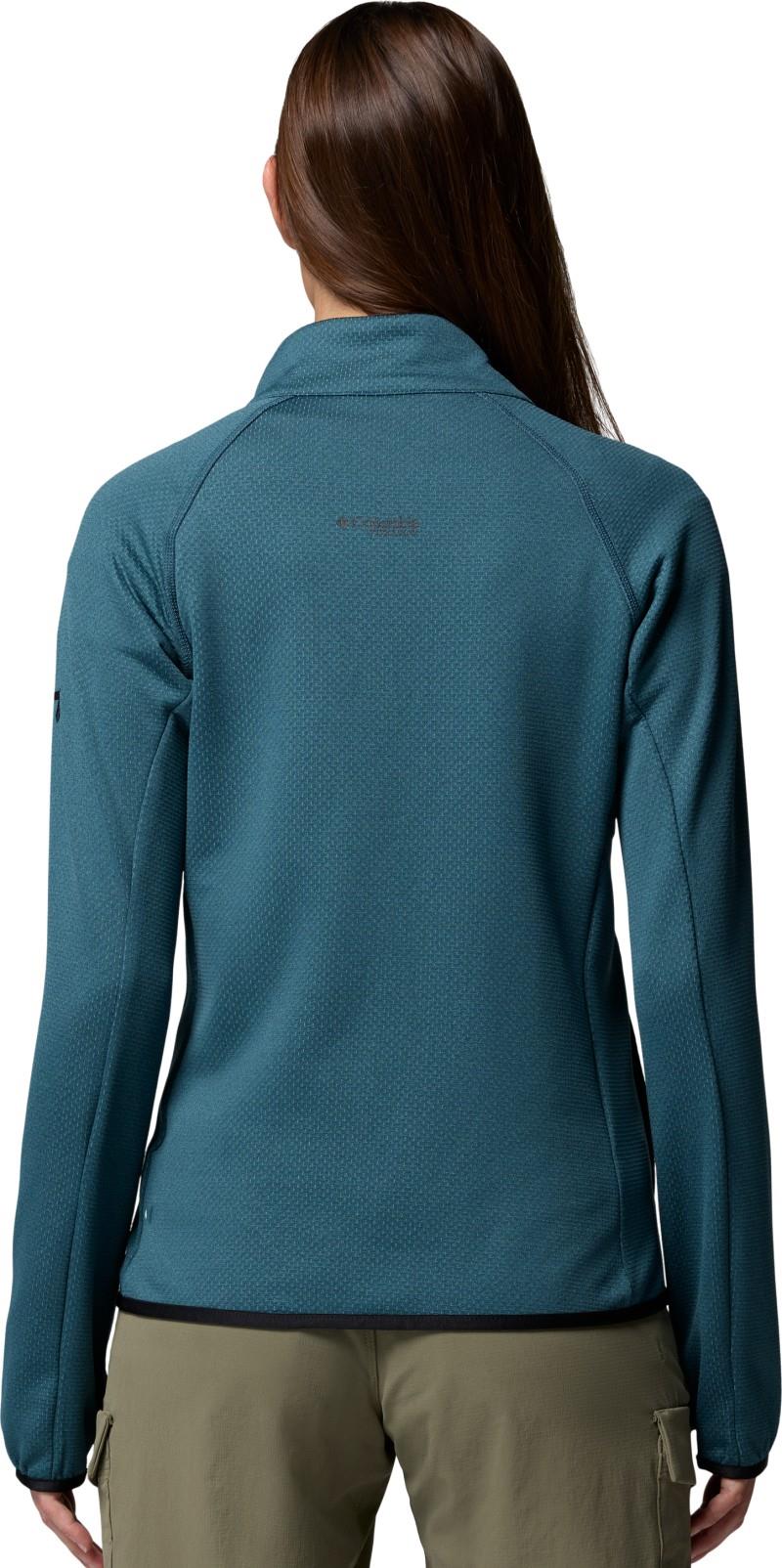 Triple Canyon Grid Fleece Full Zip - Womens - everblue 1