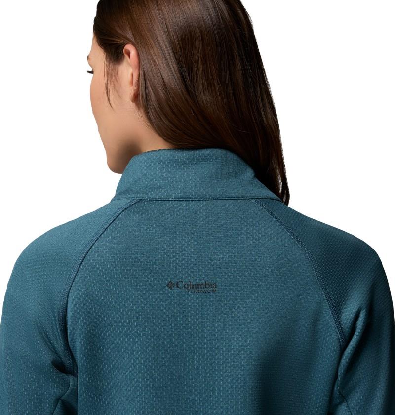 Triple Canyon Grid Fleece Full Zip - Womens - everblue 1
