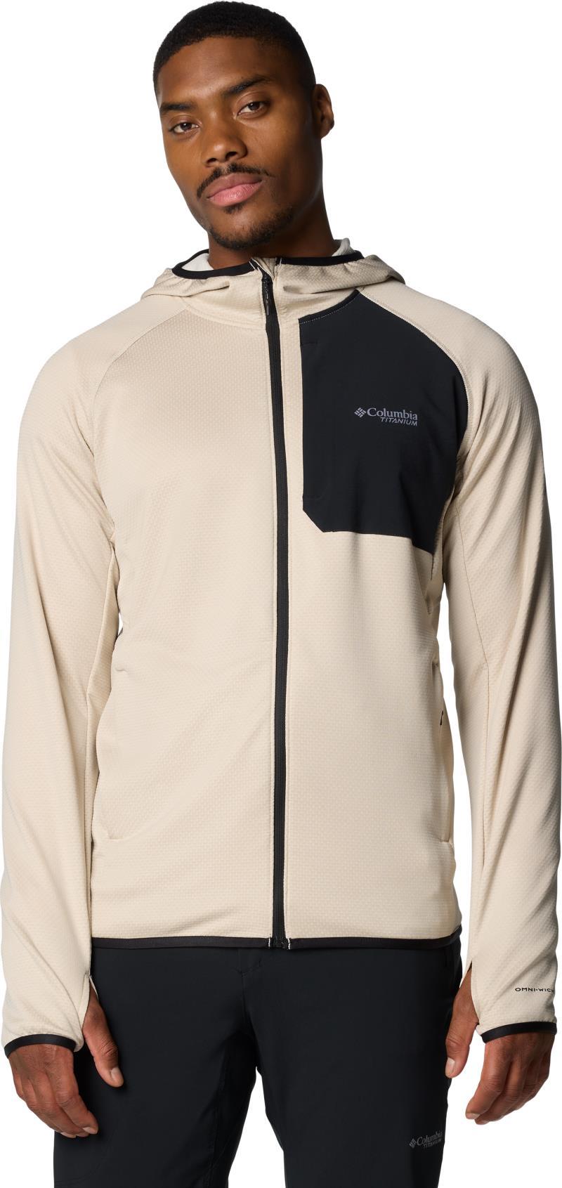 Triple Canyon Grid Fleece Hooded Full Zip II, Tall - Mens - Dark Stone Heather / Black 1