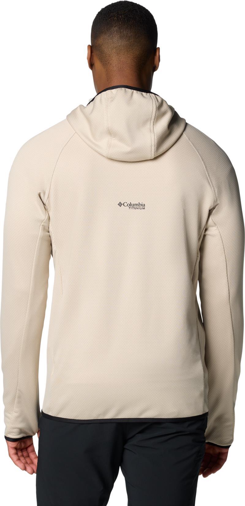 Triple Canyon Grid Fleece Hooded Full Zip II, Tall - Mens - Dark Stone Heather / Black 2