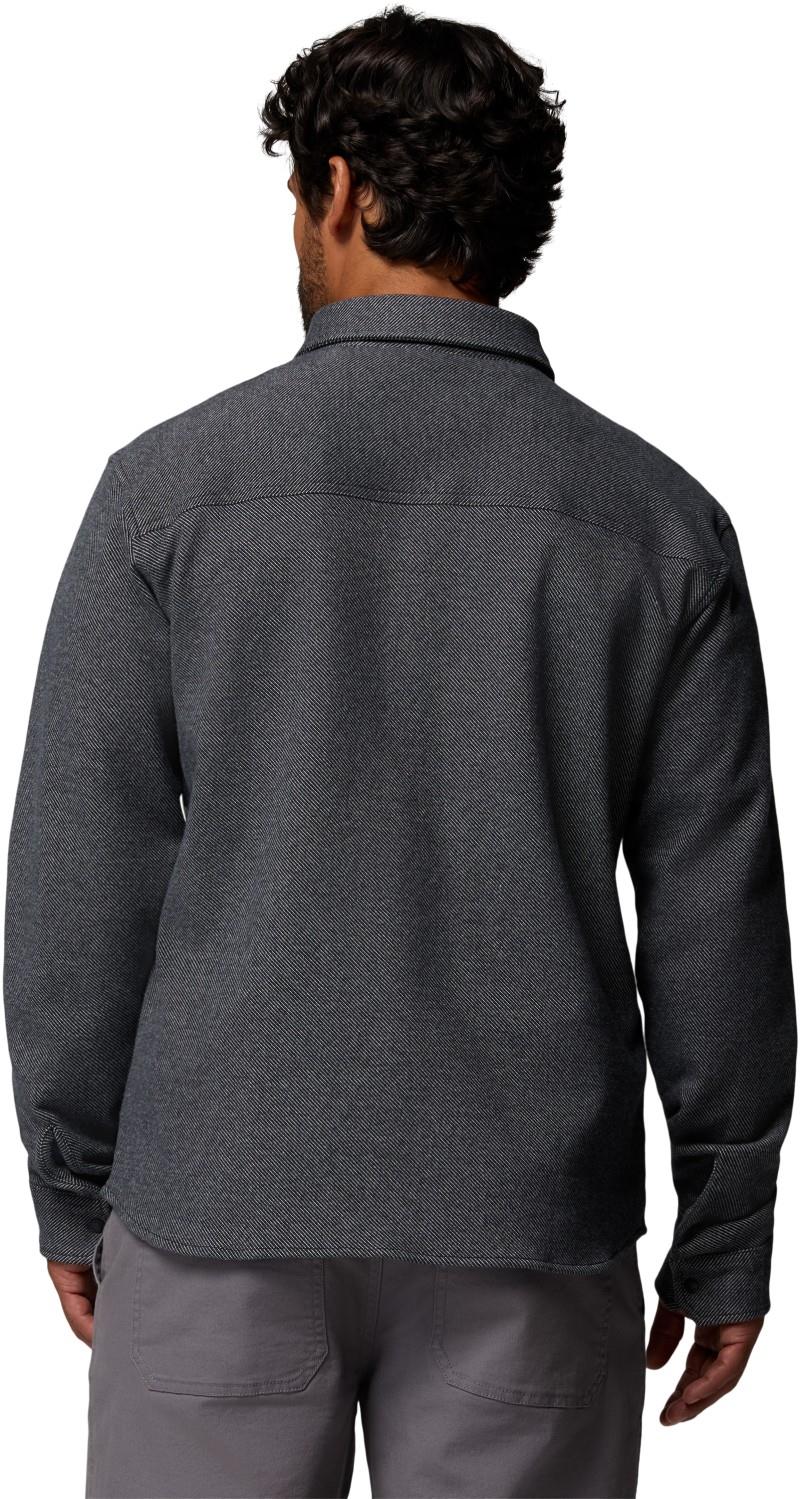 Twill River LS Knit Shirt - Mens - black heather 1