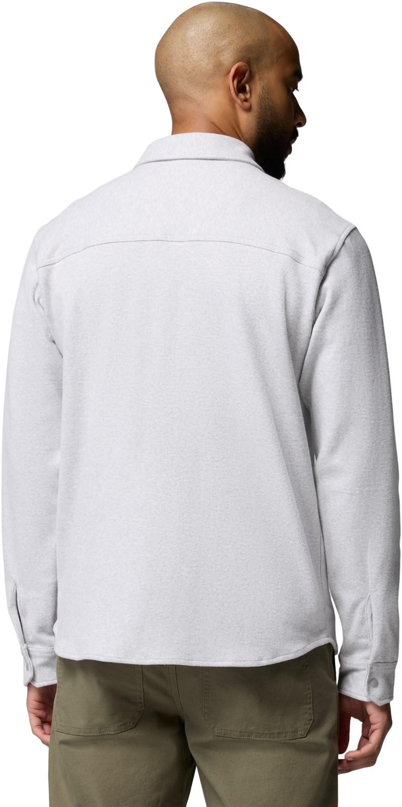 Twill River LS Knit Shirt - Mens - columbia grey heather 1