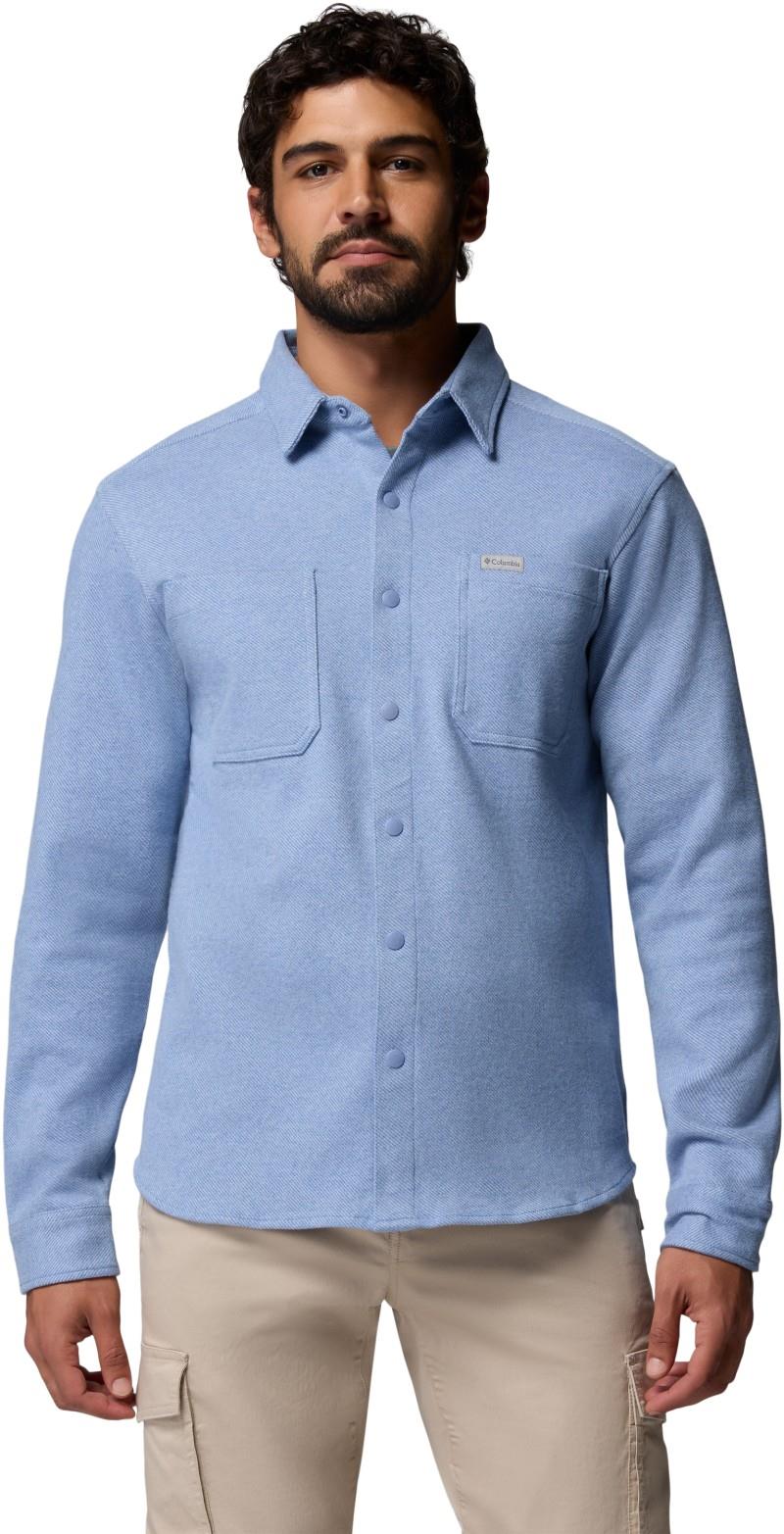 Twill River LS Knit Shirt - Mens - rainy day heather 1